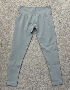Gymshark Soft Sculpt Leggings Blue Athletic Athleisure Gym Women's Large thumbnail 1