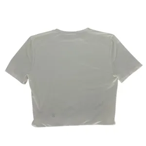 Lululemon Wundermost Ultra-Soft Nulu Cropped‎ T-Shirt White Size S thumbnail 5