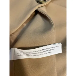 Zara Women's Tan Notch Lapel Sleeveless Side Tie Vest Blazer Coat Jacket Size XS thumbnail 5