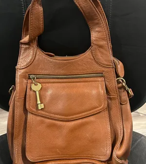 Fossil Tan Leather ShoulderCrossbody  Bag thumbnail 1