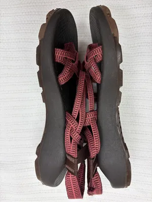 Chaco Vibran Zx/2 Classic Double Strap Toe Loop Sandals Marrón Size W8 thumbnail 4