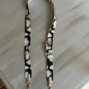 Reversible Leopard Print Wide Detachable Purse Strap Adjustable Black thumbnail 7