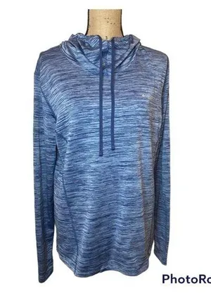 Columbia Blue Heather Slip over Athletic Top Size XL thumbnail 1