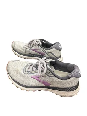 Brooks GTS Adrenaline 20 wms gray pink low walking run sneakers sz 8 SKU 10-604 thumbnail 2