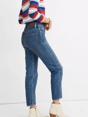 Madewell The Momjean in Downey Wash size 26 thumbnail 12