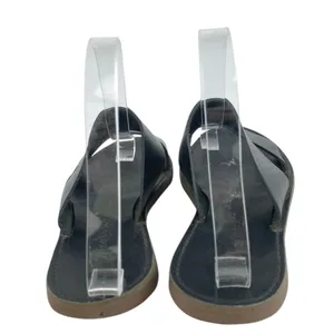 Madewell The Boardwalk Women's Black Dual Strap Slip On Slides Flat Sandals 5.5 thumbnail 3