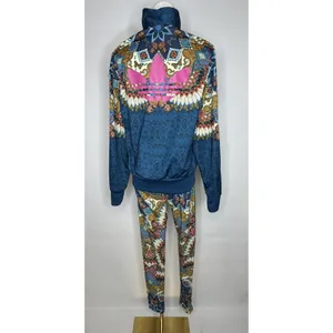 Adidas Originals x FARM Rio Borbomix Track Jacket Pants Set Floral Butterfly M L thumbnail 4
