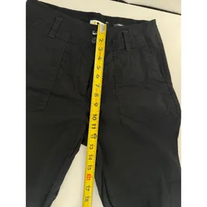 Anthropologie Maeve The Naomi Pants Sz 12 Black High Rise Wide Leg Utility thumbnail 7