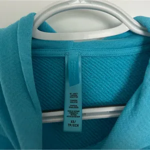 Skims Modal French Terry Classic Hoodie Cyan thumbnail 3