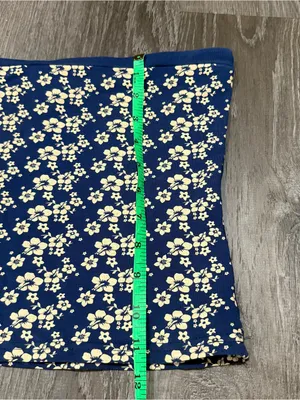 edikted Blue and Yellow Floral Tube Top thumbnail 8