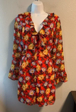 Floral Ruffle The Fifth Label MiniDress thumbnail 1