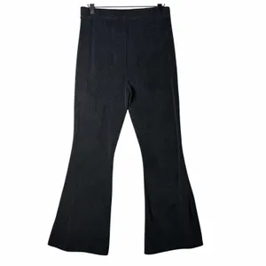 Aerie Ribbed Kick Flare Pants Black Hi-Rise Soft Stretchy Women's size M Regular thumbnail 2