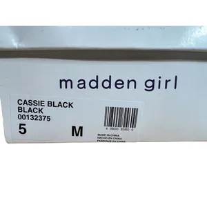 Women’s Madden Girl Cassie Size 5 Strappy Platform Sandals Black NWT thumbnail 6