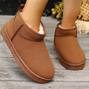 Women’s Size 7 The Classic Mini Brown Boots Ankle Chelsea Winter Boots NEW thumbnail 1