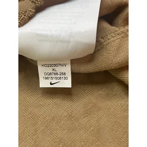 Nike Textured Terry Mock Neck Short Sleeve Top Chevron Swoosh XL thumbnail 5