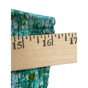 NWT April Cornell Aqua‎ Meadow Dress Smocked Ruffle Sleeve Midi Maxi Boho Small thumbnail 7