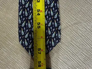 NWT Vineyard Vines Happy New Year 2017 Champagne Bottle Tie Black Novelty thumbnail 11