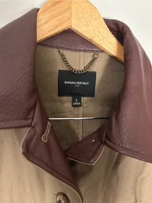 Banana Republic canvas barn jacket woodland taupe large thumbnail 3