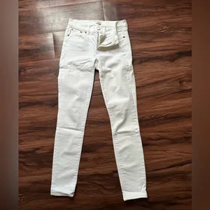 J Crew White Skinny Jeans thumbnail 3