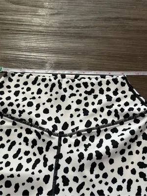 Balance Athletica Kids Black and White Spot Print Leggings thumbnail 4