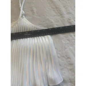Cache High Low Accordion Pleated Dress Spaghetti Strap Size LARGE thumbnail 9