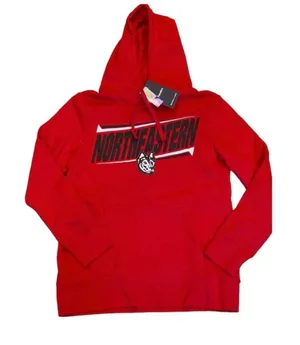 NWT Fanatics Northeastern University Red Hoodie Sweatshirt Husky M Athletic thumbnail 1