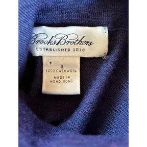 Brooks Brothers Cashwool Soft Ribbed Knit Turtleneck Sweater Womens Small thumbnail 5