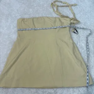 Peppermayo Womens Yellow Mini Festival Summer Dress 14 Preppy Soft College Fun thumbnail 4
