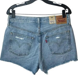 NEW Levi's 501 High Rise Distressed Cut Off Jean Shorts Capsule Summer 30‎ thumbnail 5