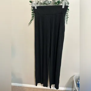 Abercrombie & Fitch Wide Leg Ribbed Sweatpants thumbnail 2
