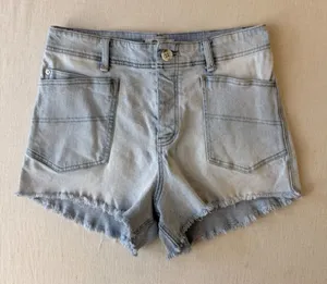We The Free CVRY High Rise Denim Cutoff Shorts Womens 31 Light Blue Wash thumbnail 1