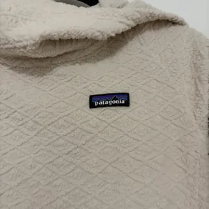 Patagonia W's Diamond Capra Hoody Cream Ivory Size Medium Pullover thumbnail 3