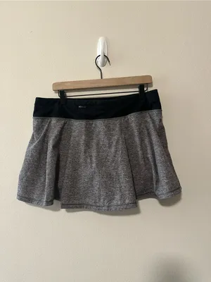 Lululemon Pace Rival Skirt Tall 15" Heather Lux Multi Black W8A82T size 12 thumbnail 8