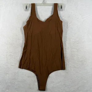 Commando Butter Soft-Support Bodysuit Cinnamon Brown BSS401 Medium NEW thumbnail 7