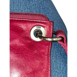 HOBO Dark Red Leather Wristlet Clutch – Small | Zipper Closure | EUC thumbnail 13