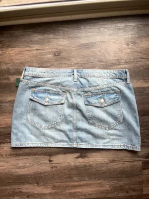 Wild Fable Light Denim Skirt thumbnail 3