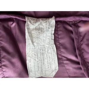 Lululemon 800 Fill Down Jacket Womens Small Hooded Purple Puffer Lightweight thumbnail 9