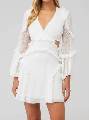Bardot White Mini Dress thumbnail 1