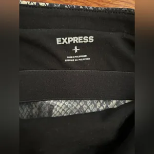 Express Snakeskin Pattern Ruched Strapless Tube Top thumbnail 3