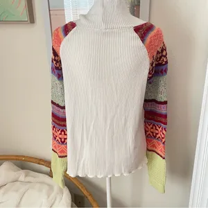 Free People Prism Swit Thermal Ski Top in Ivory Size Small thumbnail 11