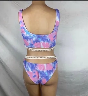 NEW Bikini set Purple Size M thumbnail 6