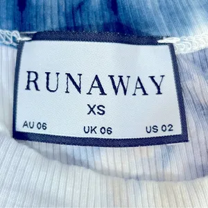Runaway The Label Eccentric Blue‎ Tie Dye Dress Size 2 thumbnail 11