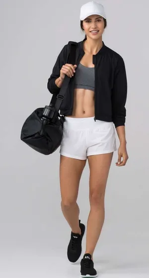Lululemon Final Lap Jacket Black Perforated Mesh Lightweight Athletic Coat thumbnail 1