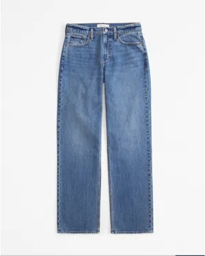 Abercrombie & Fitch low rise baggy jeans thumbnail 3