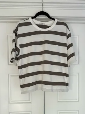 AYR The Practice Tee Stripe Dime Knit, XL thumbnail 2