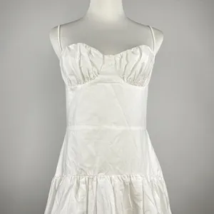 NWOT Farm Rio White Bubble Midi Dress Size S 100% Cotton thumbnail 3