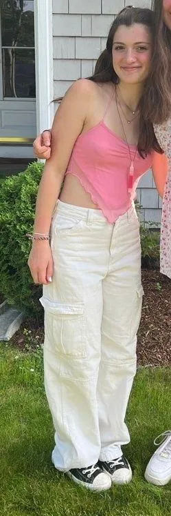 Pink Tank Top Crop Size XS thumbnail 1