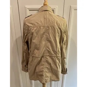 Gap Women's Khaki Utility Jacket‎ Safari Military Cotton Lightweight thumbnail 6