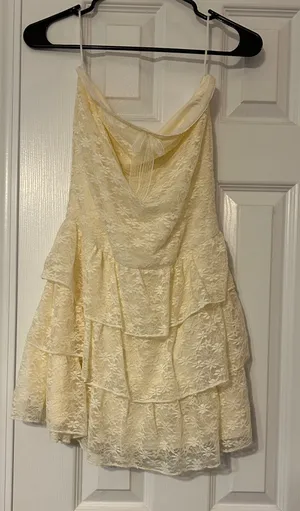 Mini Dress Yellow Size L thumbnail 1