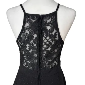 Three Pink‎ Hearts Glitter Lace Dress Juniors L Whimsigoth HoCo Party Wedding thumbnail 10